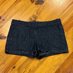 LOFT Dark Denim Jean Shorts